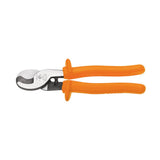 Klein Tools 63050INS Cable Cutter, Insulated Cable Cutter W/OneHand Shearing for Aluminum, Soft Copper, Communications Cable