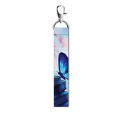 Isee 360 Magic Butterfly Lanyard Bag Tag With Swivel Lobster For Gift Luggage Bags Backpack Travelers Students Worker L X H 5 X