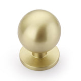 Asidrama 10 Pack Brushed Brass Kitchen Cabinet Knobs, Cabinet Knobs Kitchen Cabinet Hardware for Cupboard Drawer Knobs Dresser K