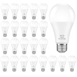 LED Light Bulbs, 100W Equivalent A19 LED Bulbs, 13 Watt Daylight White 5000K, E26 Medium Base LED Bulbs, 1500 Lumens, Non-Dimmab