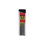 Pentel Pentel Super HiPolymer Lead Refills, 0.5mm, Hb, Black, 30/tube