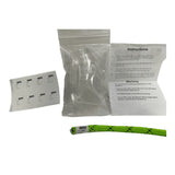 Rock-N-Rescue Professional Rope Identification Kit - Waterproof Labels with Heat Shrink Tubes, 32 Pieces for 7-25mm Climbing Rop
