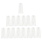 ATORSE 150 Pieces Curtain Drapery Pinch Pleat Hook Ring Hanger DIY Window Curtain Accessories SilverHome & Garden|Window Treatme