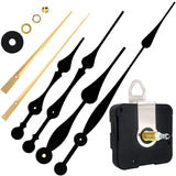 High Torque Long Shaft Hands Quartz DIY Wall Clock Movement Mechanism with 12 Inch Long Spade Hand Battery Operated Repair Parts