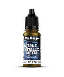 Vallejo - Greenish Gold Airbrush | True Metallic Metal TMM | Acrylic Colors for Painting Metal Effects on Fantasy, Historical, a