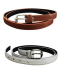 Vtflair WomenS Pu Leather Belt WomenS LadiesS GirlS Belt For Jeans,Formal Casual Belts For Women/Girls Combo Of 2 Pack Free