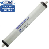 2.5 x 19 Seawater Desalination Reverse Osmosis Membrane | 220 GPD | for Village Marine Watermaker Systems | Replaces AquaPro 33-