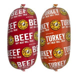 Happy Howie's Soft Meat Roll Treat - Dog Food Rolls, High Protein, Natural Ingredients, for All Dogs, Made in USA - Beef, Turkey