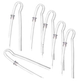 6pcs/lot Size #13 Preformed Sound Tube BTE Earmold Hearing Aid Tubing (3.5 * 2mm with tube lock)