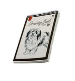 LRS A5 Size Sketch Book Half of A4140 GSM Thick Paper Good for Sketching Top Spiral Bound