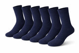 Ketkar Boys & Girls Calf Length Blue Plain Organic Cotton School Socks Pack Of 6 Pairs (Comfortable, Breathable & Durable)_13