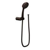 Moen Oil Rubbed Bronze EcoPerformance Handheld Shower with 69Inch Hose and Wall Bracket, 3865EPORB