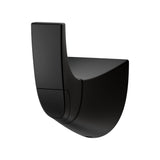 Pfister Karci Bathroom Towel Hook Robe Hook Coat Hook, Wall-Mounted, Screw-In, Matte Black Finish, BRHKA0B