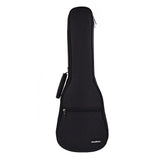 CLOUDMUSIC Ukulele Case Gig Bag Padded Backpack For Soprano 21 Inch(Soprano, Black)