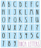 Ivanas 1 Inch Letter Stencils Alphabet Stencils 38pcs Number Stencil for Painting On Wood, Wall,Sign,Canvas, Paper, Fabric