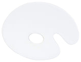 Jack Richeson 696065 Oval Plexi Palette, 8.5 x 11, Clear