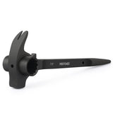 MAXPOWER 3/4 x 7/8 Scaffold Ratchet Wrench, Spud Podger Spanner, Multifunctional Functions with Claw Pry Bar and Hammer Face
