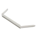 Universal UNV81011 2.75 in. Center to Center 1 in. Capacity 2Piece 2Prong Paper Fastener Base Silver (100/Box)