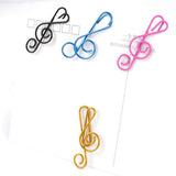 HEAVENGLOW 20 Pieces Mixed Music Symbols Paper Clips Metal Bookmarks Office Stationery|Crafts | Art Supplies | Drawing & Letteri