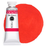 DA VINCI PAINTS Professional Artist Gouache Paint, Red, 37mL