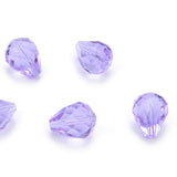 50pcs Adabele Austrian 10mm Faceted Teardrop Crystal Beads Light Violet Compatible with 5500 Swarovski Crystals Preciosa