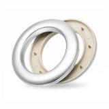 CRAFTMEMORE Curtain Grommets 19/16 (40mm) Inner Diameter Plastic Curtain Rings, Clip on Eyelet Rings, Home Drapes Grommets 8 Pa