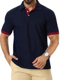 Toplot Men T-Shirt || T-Shirt For Men (Solid-Polo-5235-Navy-M),Navy,,B0DXCYGNXM