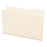 Universal UNV15123 1/3Cut Top Tabs Right Position 11 Point File Folders Legal Size, Manila (100Piece/Box)