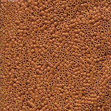 Dyed Opaque Pumpkin (Db653) Delica Myiuki 11/0 Seed Bead 7.2 Gram Tube Approx 1400 Beads