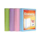 Cardinal 3 Ring Binders, Binders for School and Office, Durable 1.5 Inch, Round Rings, Holds 350 Sheets, ClearVue Presentation V