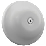 Jones Stephens C97007 High Impact Plastic 7 1/4 Bell Design Cleanout Cover Plate, Small, White