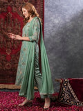 Gosriki Women'S Rayon Blend Printed Straight Kurta With Pant & Dupatta (Vice Green-Vks03-Gs_Xl_Green_X-Large),Green,,B0D9YSKDM3