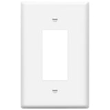 ENERLITES Decorator Light Switch or Receptacle Outlet Wall Plate, OverSize 1Gang 5.5 x 3.5, Polycarbonate Thermoplastic, 883