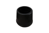 Shepherd Hardware 8762E Leg Tips 1Inch Inside Diameter Rubber Chair Leg Caps, 24 Pack, Black