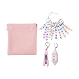 Zoomella Letter Stitch Markers With Scissors Locking Stitch Marker For Crochet Sewing Pinkcrafts|Needlecrafts & Yarn|Crocheting