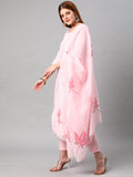Anni Designer Women'S Cotton Blend Traditional Plain Anarkali Kurta And Pant With Dupatta Set (Wipin Pink-Nw-001_3Xl_Baby Pink_Xxx-Large),Baby Pink,3XL,Cotton Blend,Regular,Dupatta