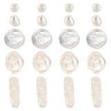 PH PandaHall 5 Style Natural Baroque Pearl Beads, 20Pcs Keshi Pearl Beads Irregular Cultured Freshwater Pearl Loose Beads for Ne