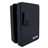 KeyGuard SL8548UB Dual Access Combination Key Cabinet, 48 Hook, Black Finish