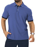 Toplot Men T-Shirt || T-Shirt For Men (Solid-Polo-5235-Blue-M),Blue,,B0DXCZDTRZ