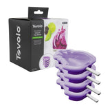 Tovolo Stackable Popsicle Molds with Sticks, 4-Pack, Unicorn Shaped Pop Molds, Reusable Silicone Ice Pop Maker for Kids, Homemad