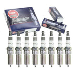 8 pc NGK Iridium IX Spark Plugs compatible with Chevrolet Camaro 6.2L V8 2016-2020