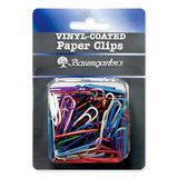VINYL COATED PAPER CLIPS NO 1 SIZE