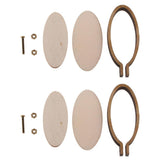 Heavenglow 2 Set Diy Wooden Cross Stitch Hoop Mini Embroidery Frame Craft Oval Verticalcrafts|Beads & Jewelry Making|Charms & Pe
