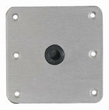 Attwood 67739 LockN-Pin 3/4 Pin Base - Stainless Steel with Nylon Bushing, Non-Threaded - 7 x 7