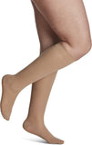 SIGVARIS Womens Style Sheer 780 Closed Toe CalfHigh Socks 1520mmHg Golden Medium Long