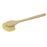 MARSHALLTOWN Utility Scrub Brushes, 20 Inch Size, White Tampico Bristles, HighTensile Strength Foam Plastic Block, Made in the