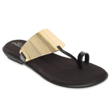 Ortho Joy Fancy Doctor Slippers | Stylish Chappal For Women | Comfortable Flat Sandals For Women,Black,4,B0B7BN2XFP