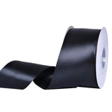 Ribest Black Double Faced Satin Ribbon, 2 Inch 25 Yard Ribbon for Crafts Gift Wrapping Bows Wedding Party Decoration Bouquet