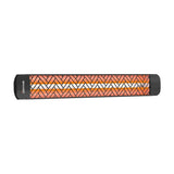 EF60 Decor Plate Fascia Kit For 6000 Watt Innova HeatersBlack FinishChevron Decorative Fascia