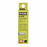 RYOBI 1,000 PC. 1-1/4 18GA Brad Nails - A1021801